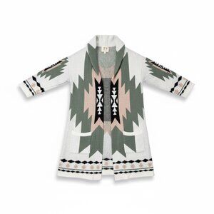 Anthropologie Twine & String Southwestern Aztec Duster Cardigan XS